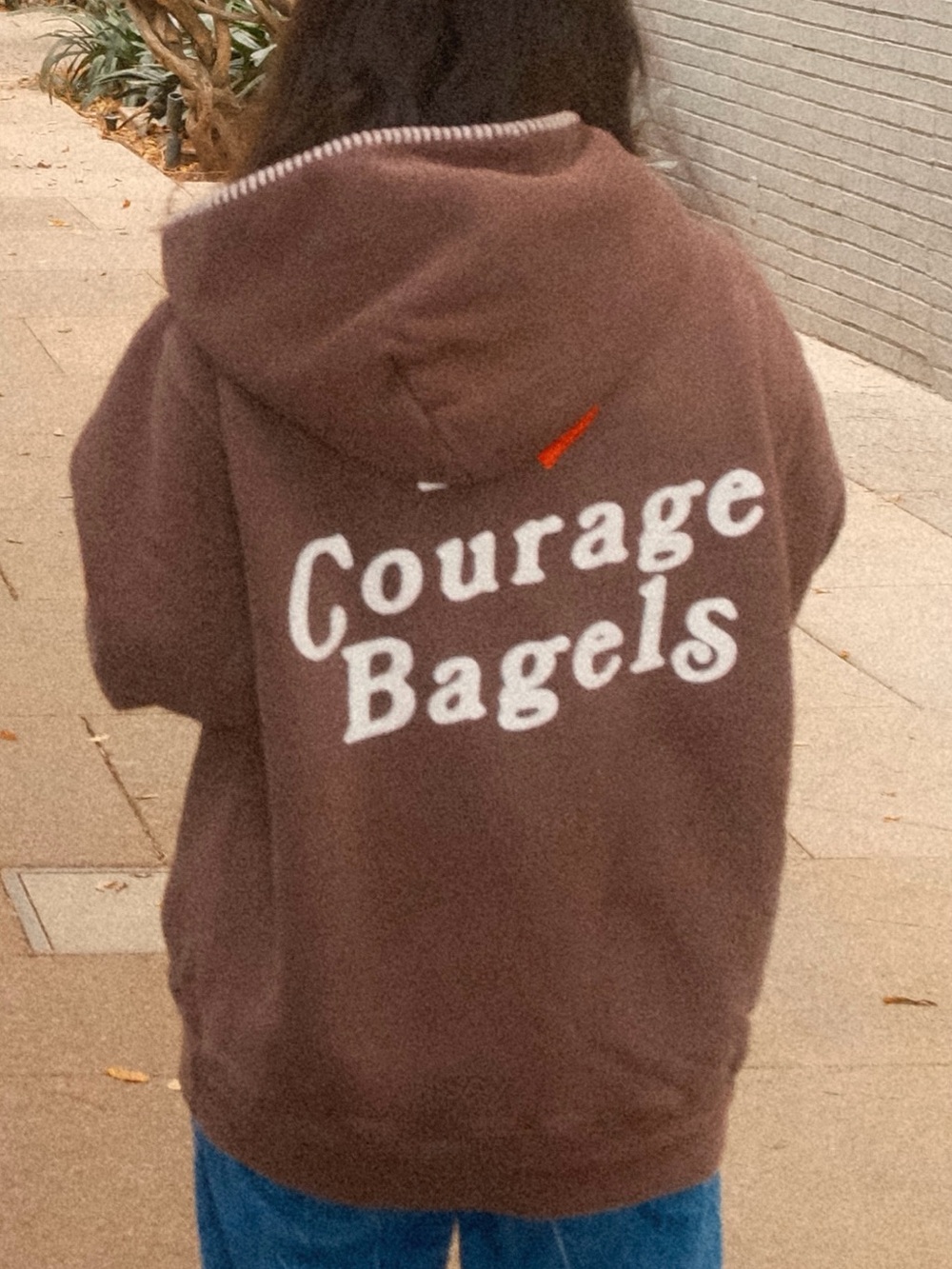 Madhappy hoodie  - I Heart Courage Bagels, small - Picture 5 of 7
